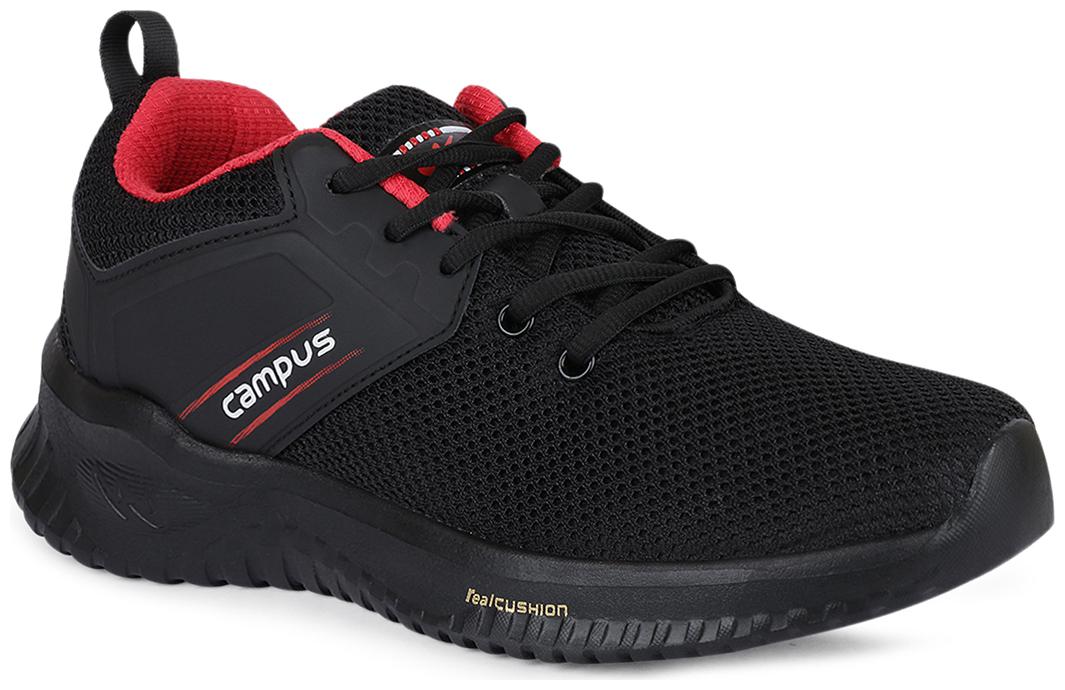 

Campus Men Running Shoes ( Black )