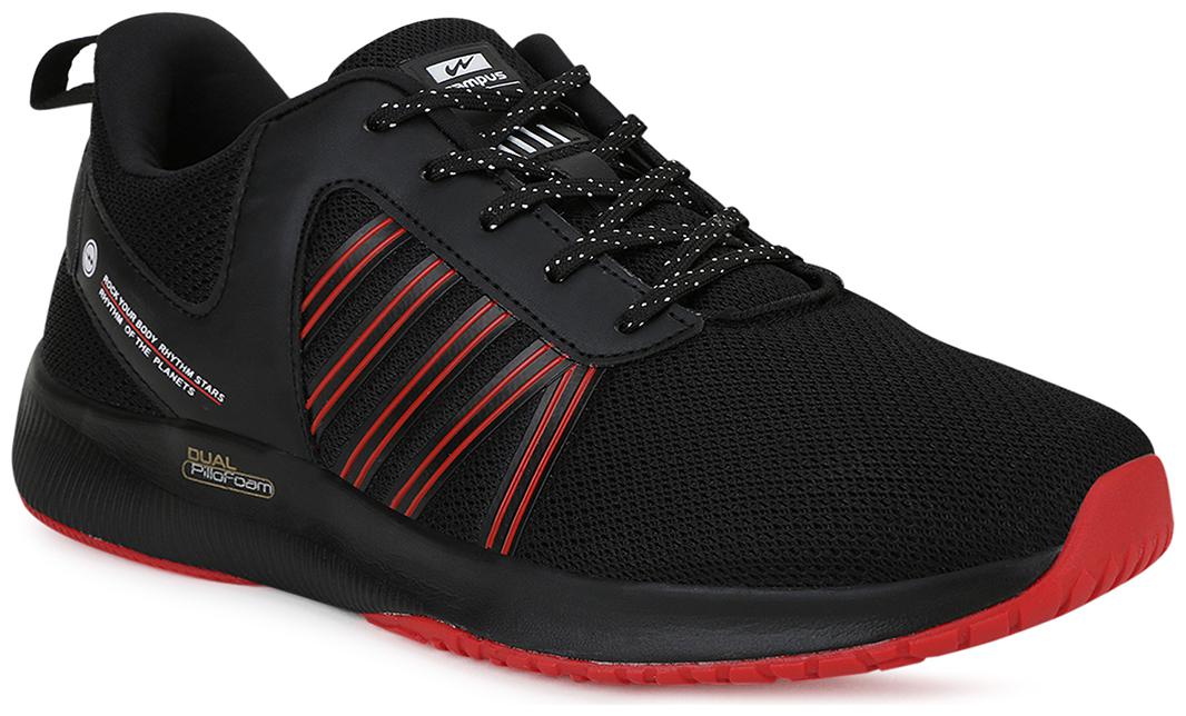 

Campus Men Running Shoes ( Black )