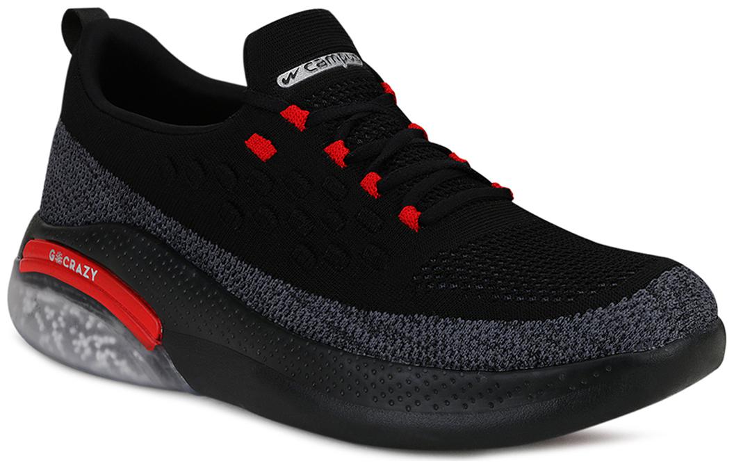 

Campus Men Route Running Shoes ( Black )