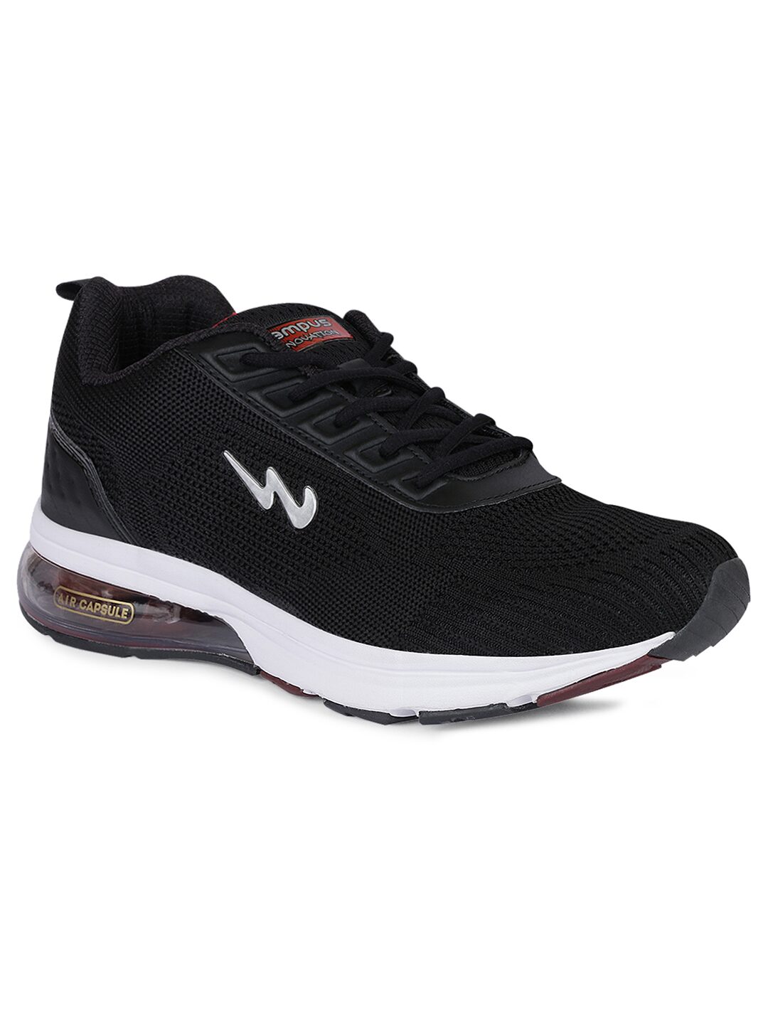 

Campus Men Running Shoes ( Black )