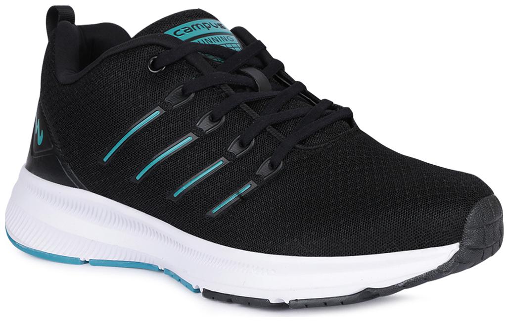 

Campus Men Running Shoes ( Black )