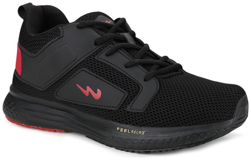 

Campus Men ALBERT Running Shoes ( Black )
