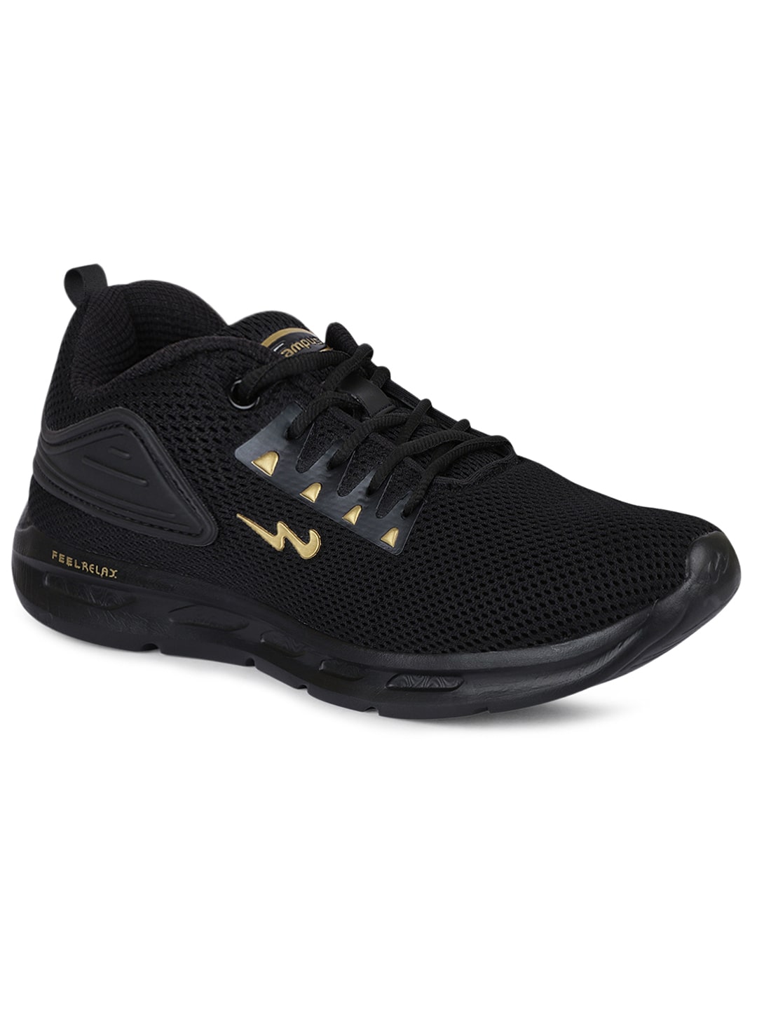 

Campus Men Running Shoes ( Black )
