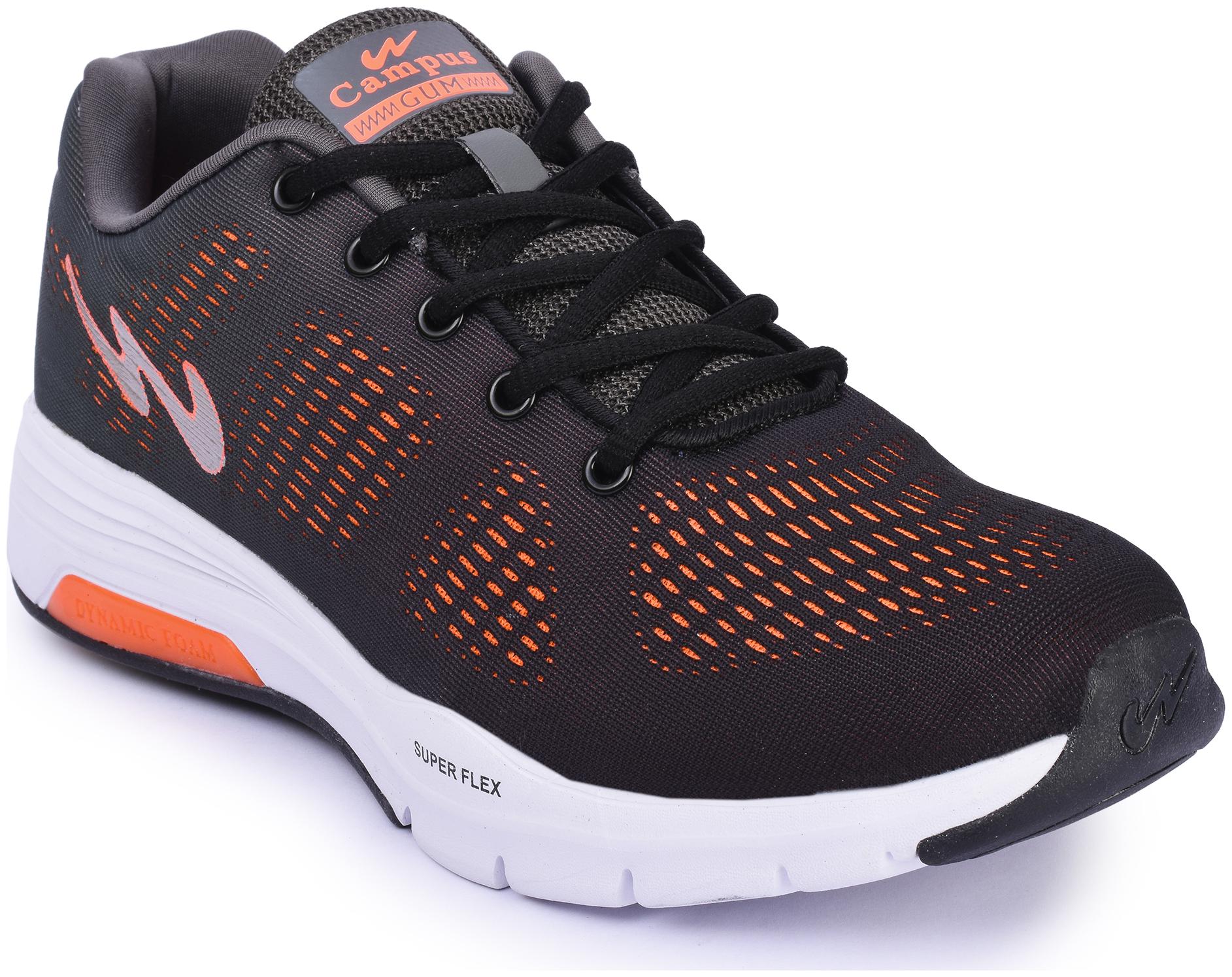 

Campus Men Running Shoes ( Black )