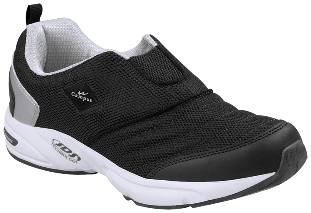 

Campus Men Running Shoes ( Black )