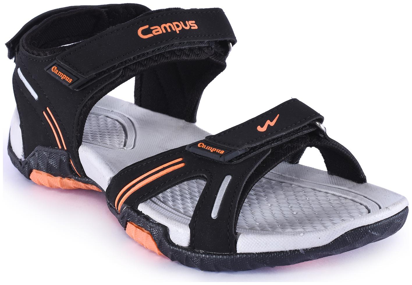 

Campus Men Black Sandals
