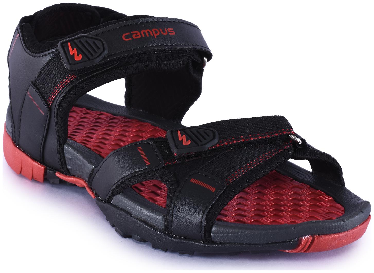 

Campus Men Black Sandals
