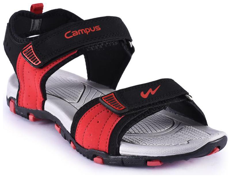 

Campus Men Black Sandals