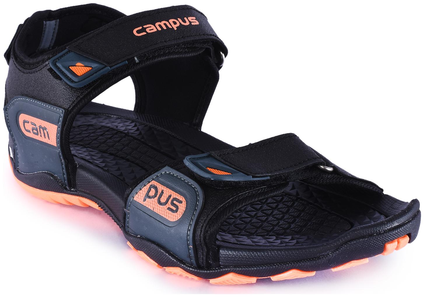 

Campus Men Black Sandals