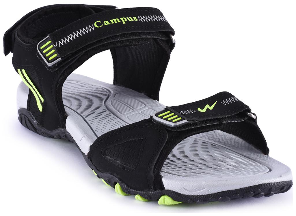 

Campus Men Black Sandals