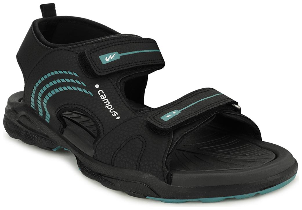

Campus Men Black Sandals