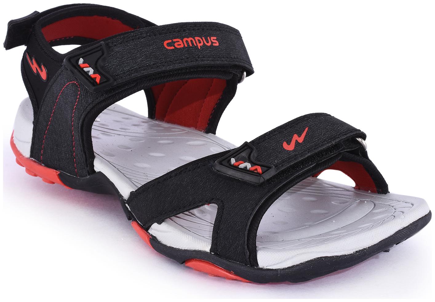 

Campus Men Black Sandals