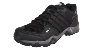 Campus Triggeer Model Black Color Men Sports Running Shoes ( Size -13 Uk )