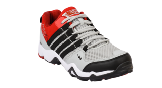 Campus Triggeer Model Light Grey;Black And Red Color Men Sports Running Shoes ( Size -12 Uk )