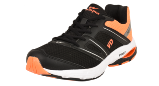 Campus Veedee Black Running Shoes