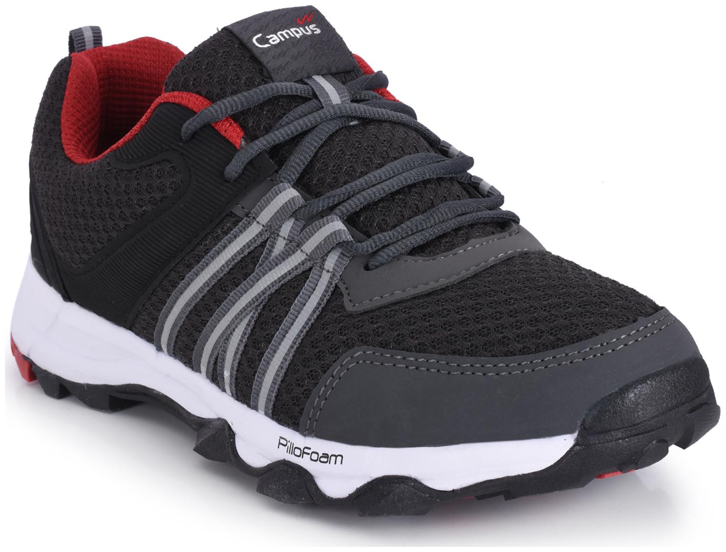 

Campus Men Running Shoes ( Black )