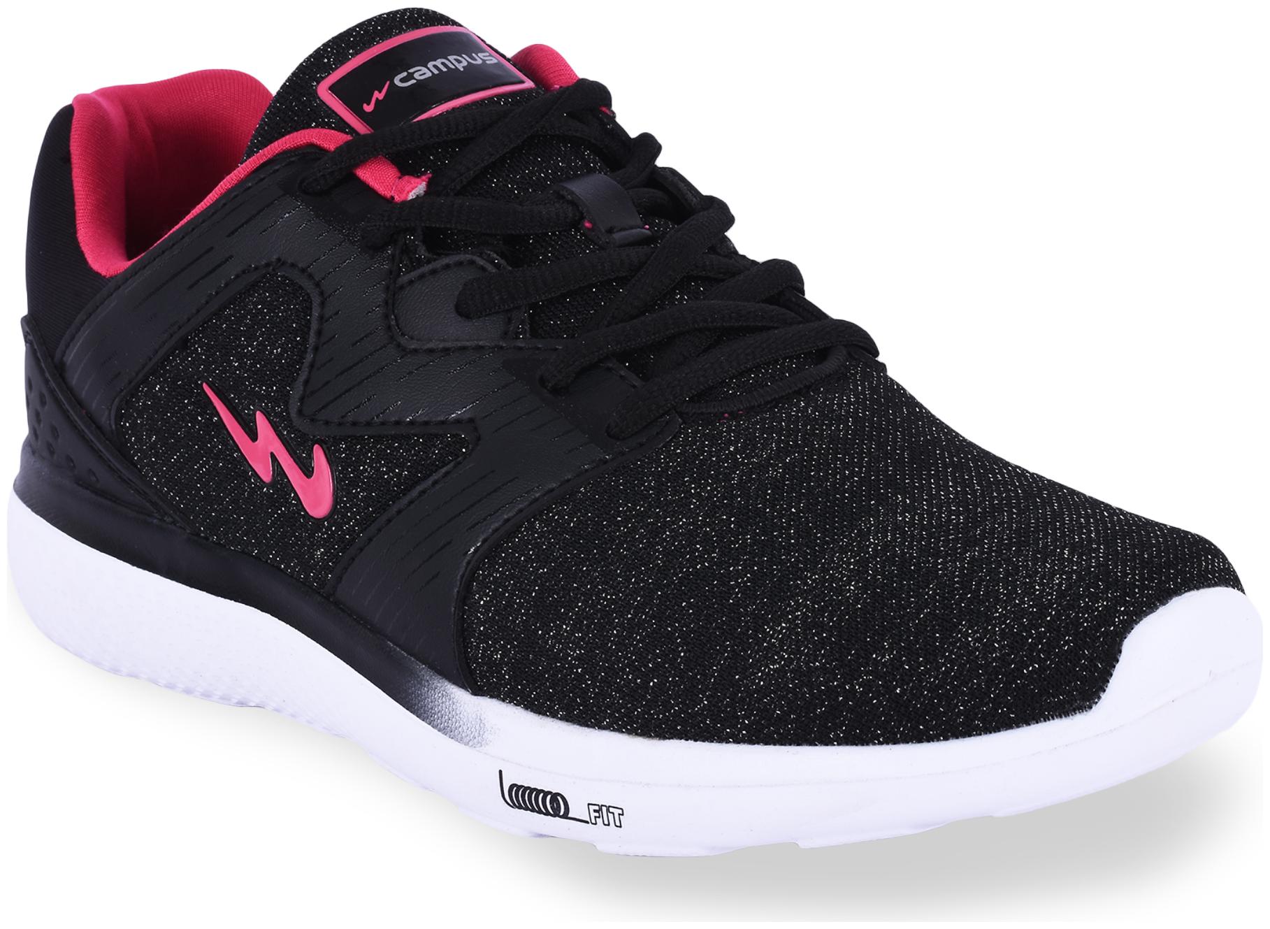 

Campus Women ROSE Running Shoes ( Black )
