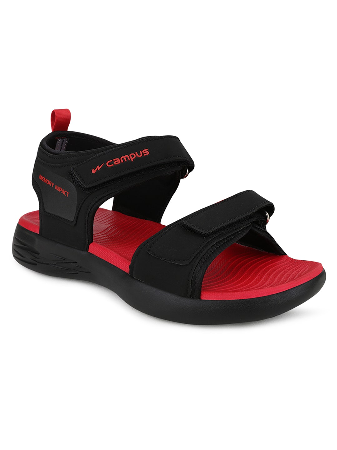 

Campus Women Black Sports Sandals