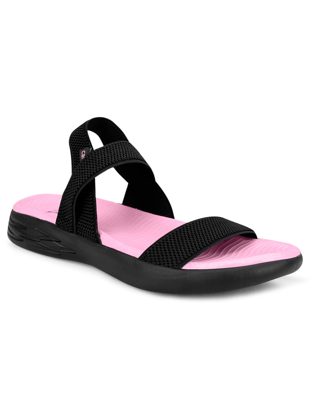 

Campus Women Black Sports Sandals