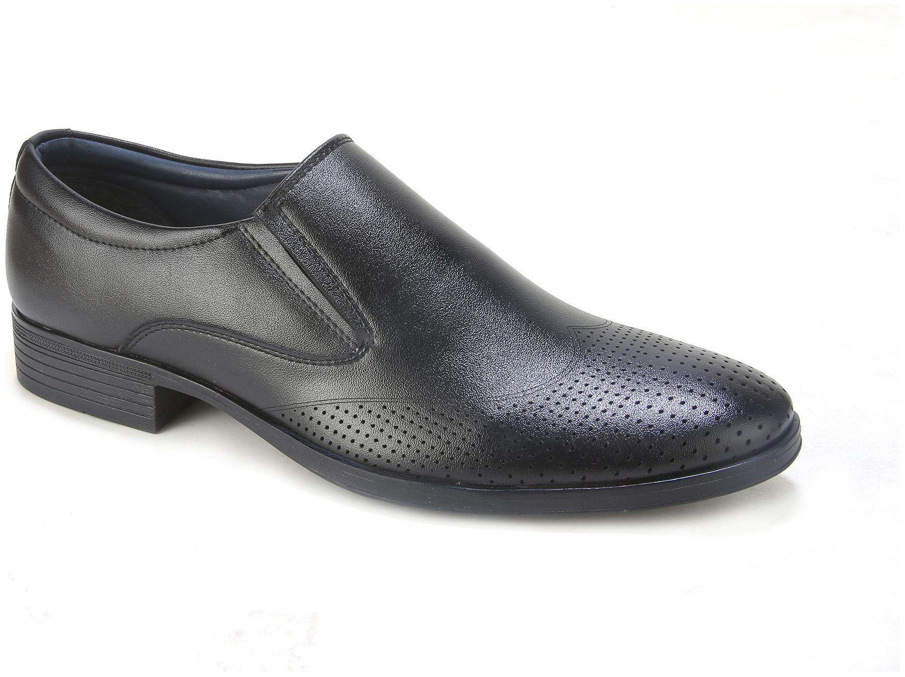 

Caraitalia Men Black Slip-On Formal Shoes