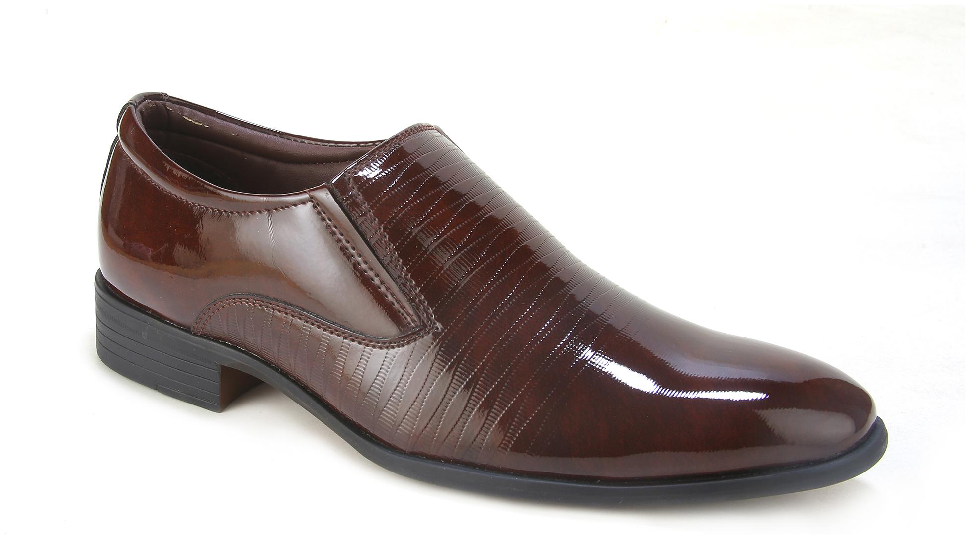 

Caraitalia Men Brown Slip-On Formal Shoes