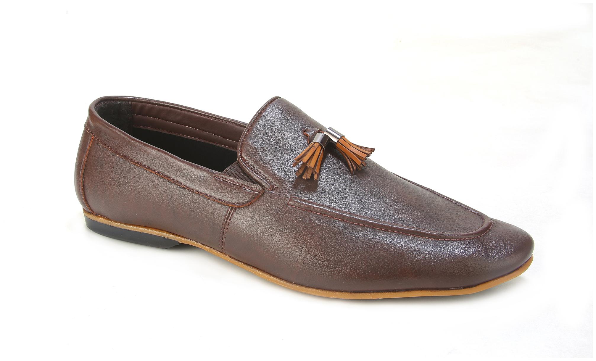 

Caraitalia Men Brown Slip-On Formal Shoes