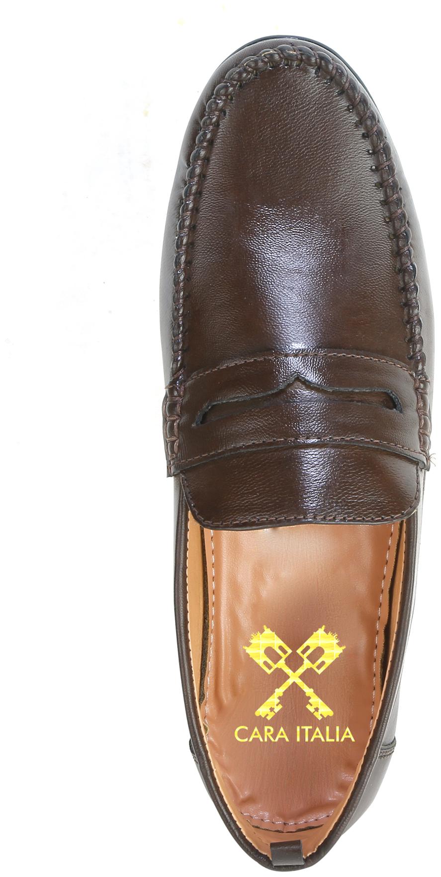 

Caraitalia Men Brown Slip-On Formal Shoes