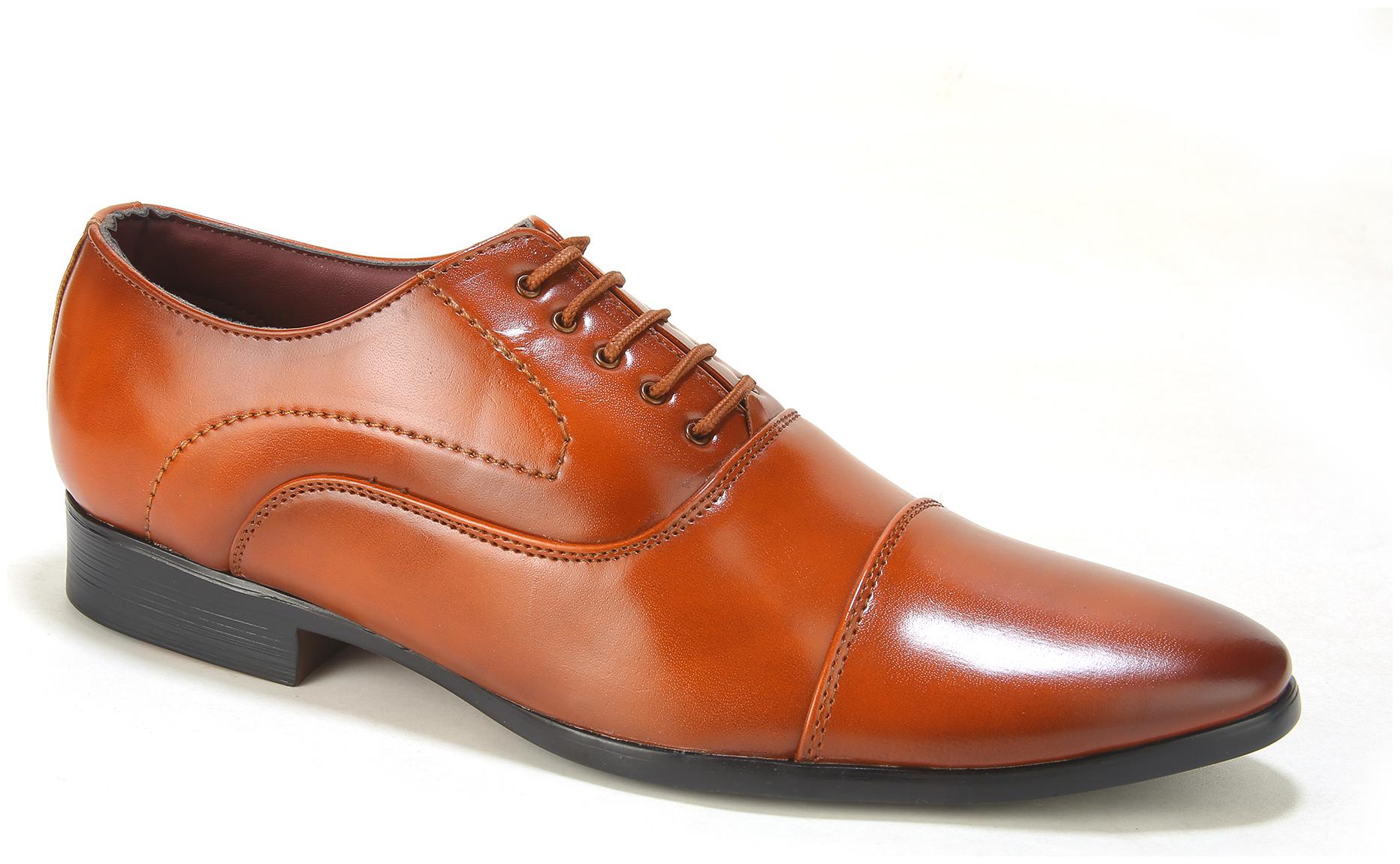 

Caraitalia Men Tan Oxford Formal Shoes