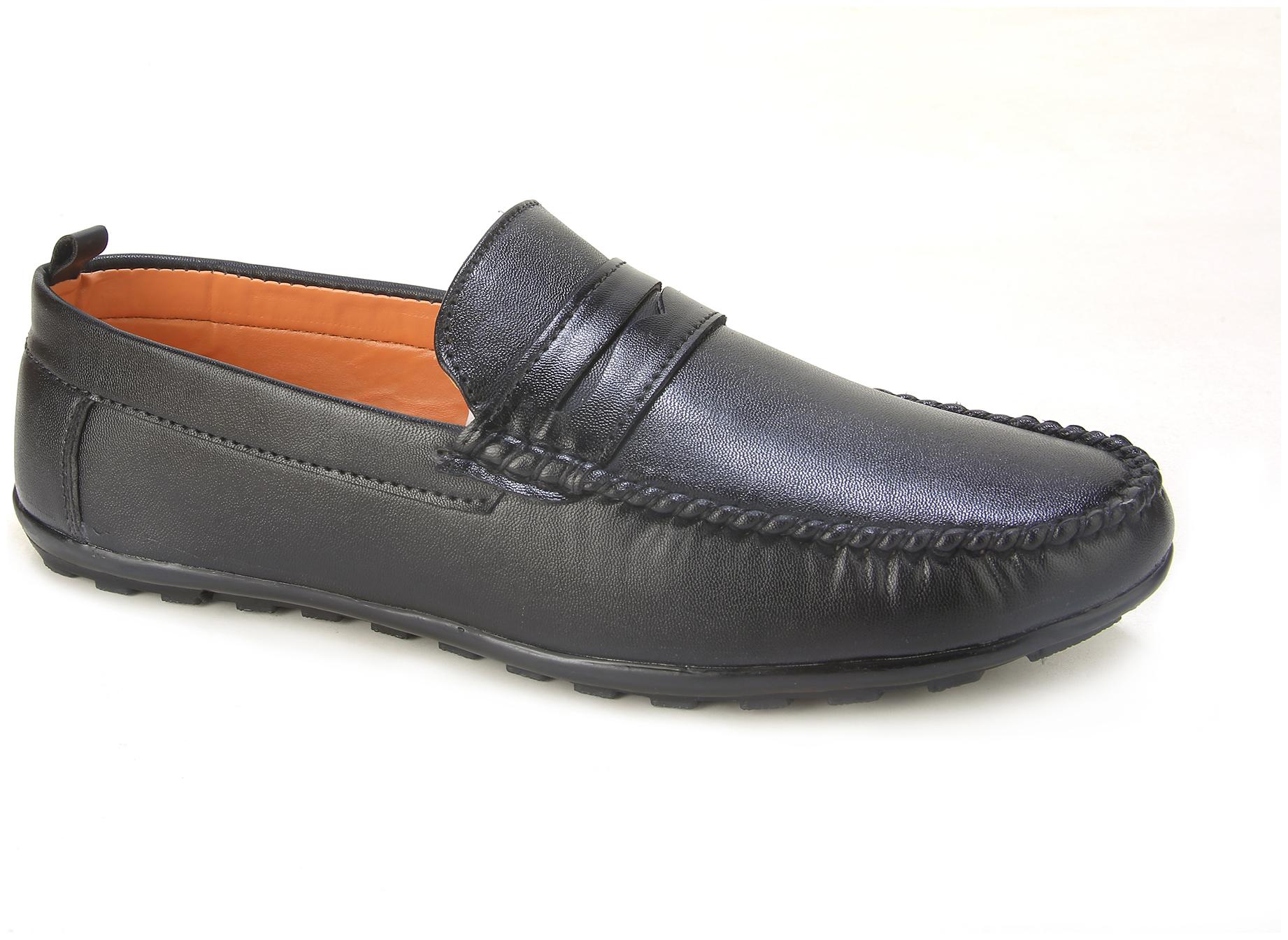 

Caraitalia Men Black Slip-On Formal Shoes