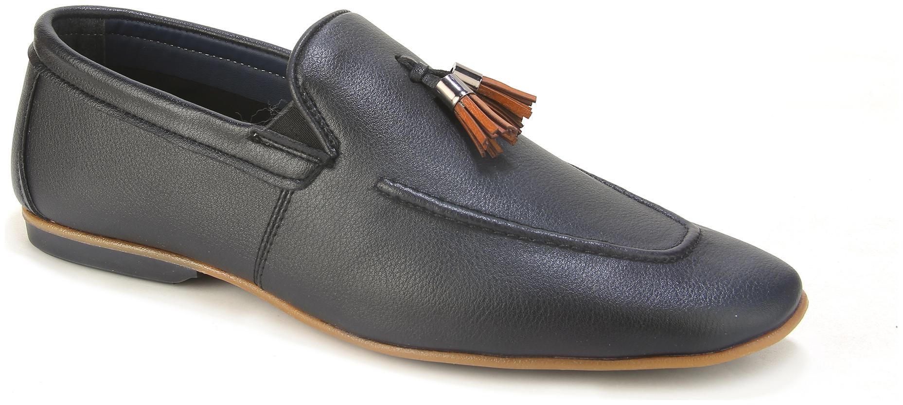 

Caraitalia Men Black Slip-On Formal Shoes