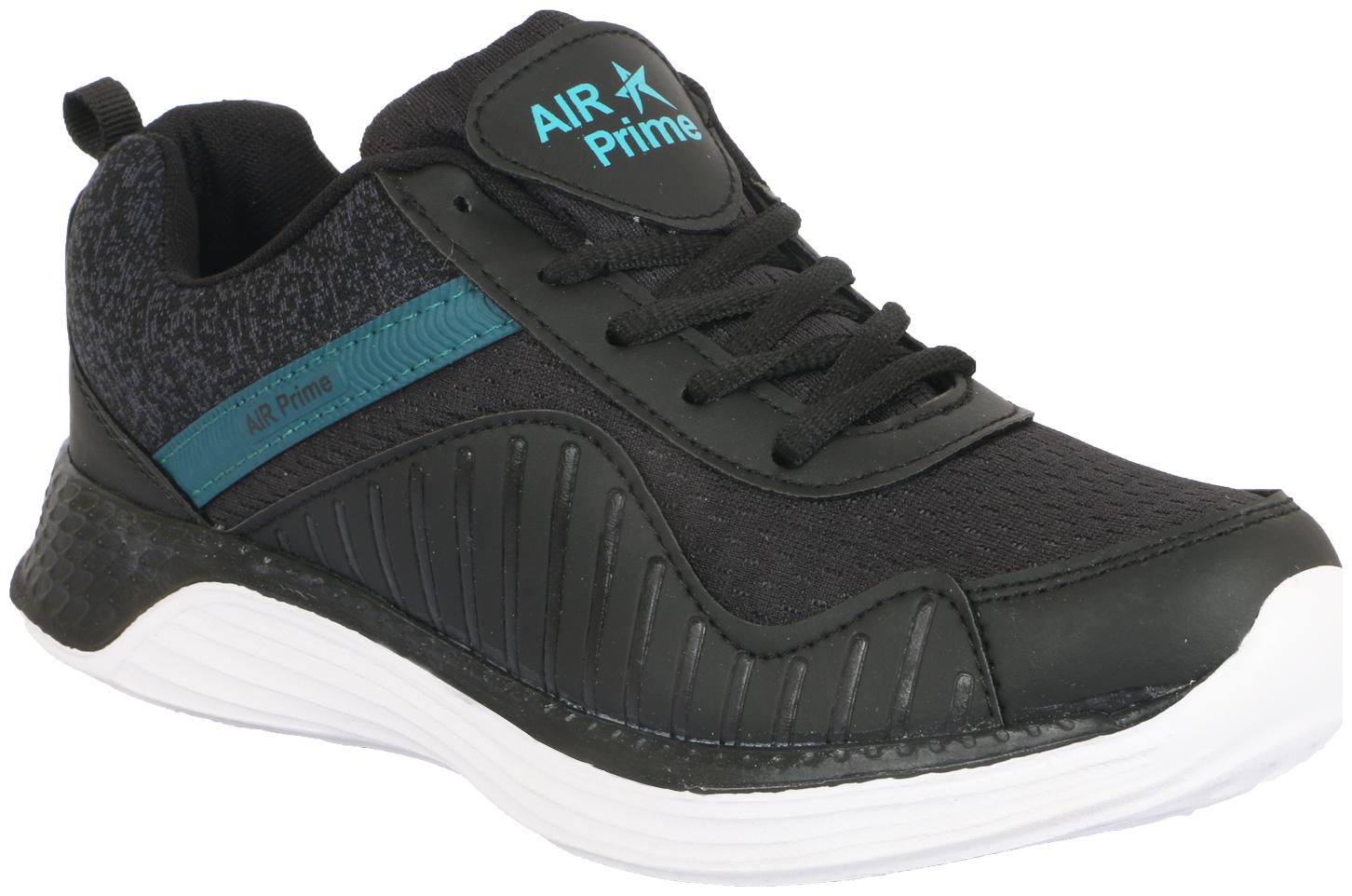 

Carizo Men Air Prime-8 Sea Green Black Running Shoes ( Black )
