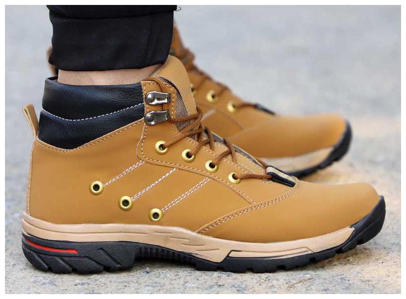

Castoes Men Tan Outdoor Boots