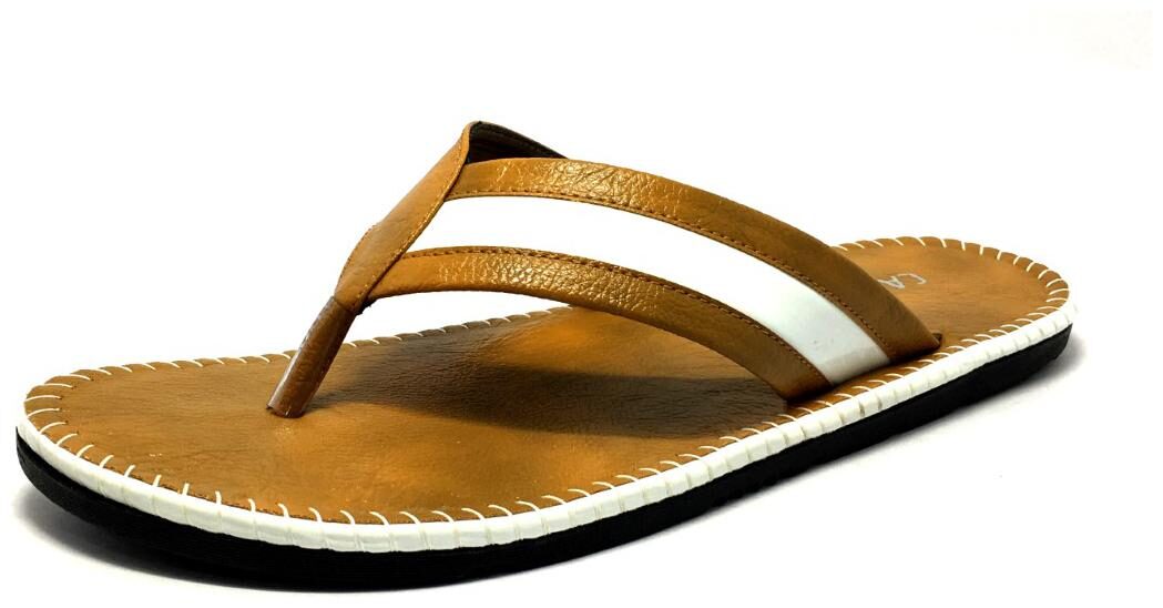

Castoes Men Tan Flip-Flops - 1 Pair