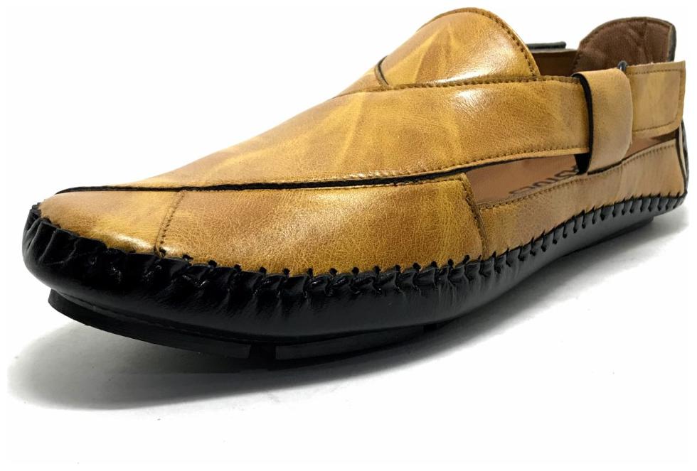 

Castoes Men Tan Sandals