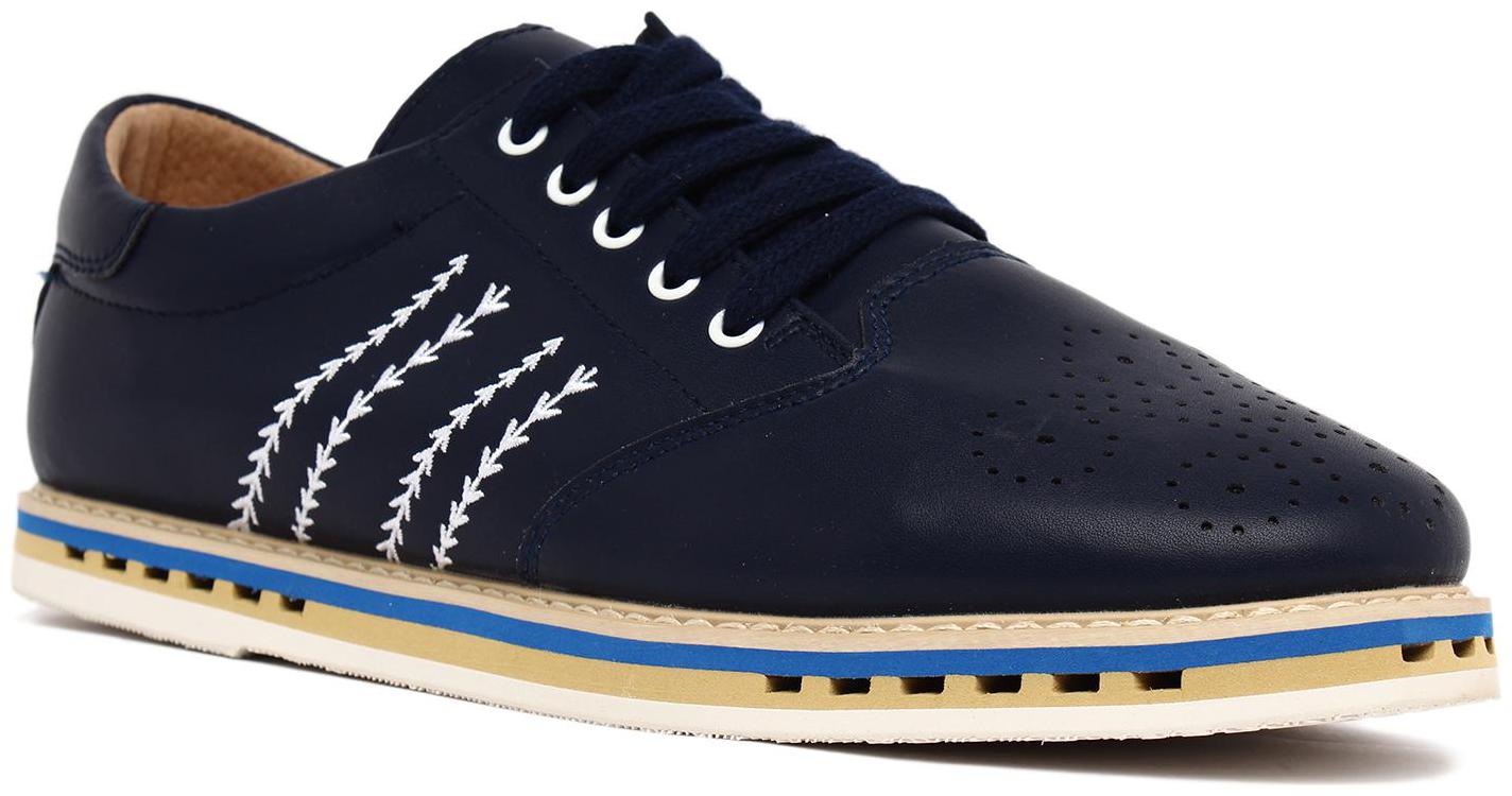 

Enso Enso Men s White Blue Imported Mat Leather Sneko Casual Shoes Men Blue Sneakers