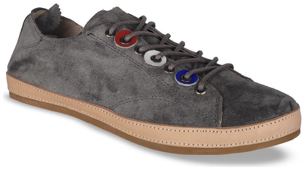 

Enso Enso Men s Brown Grey Imported Sneko Leather Casual Shoes Men Grey Sneakers