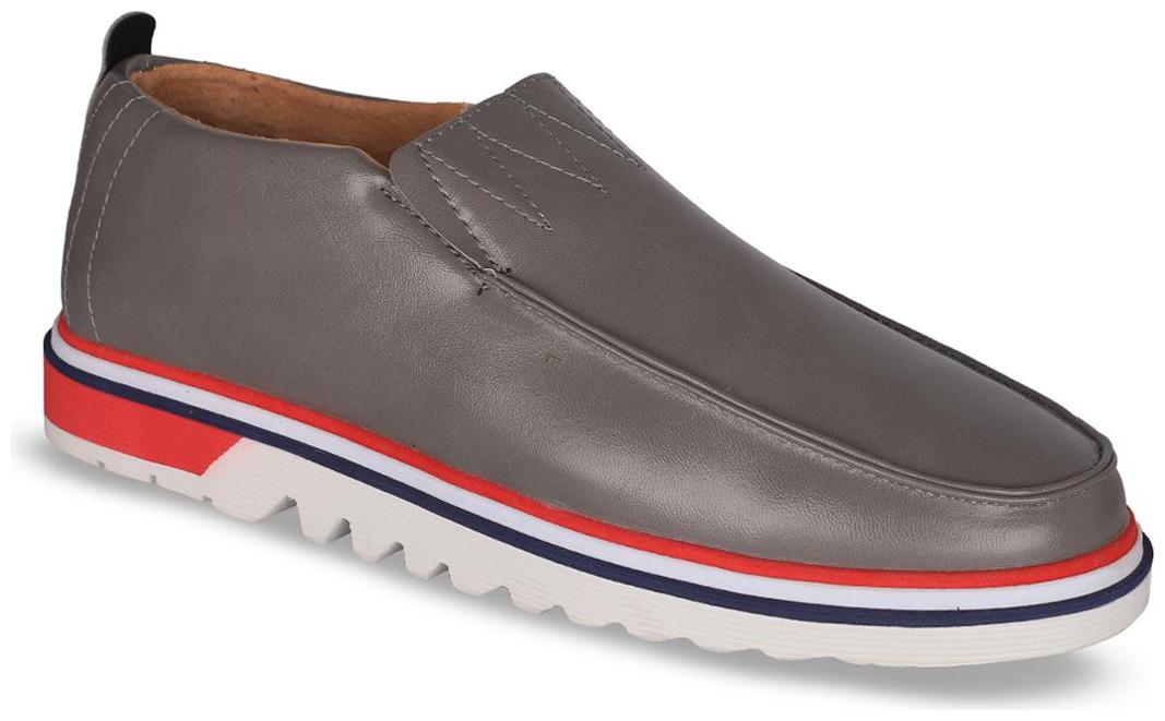 

Enso Grey Slip-on Sneakers Men Grey Sneakers