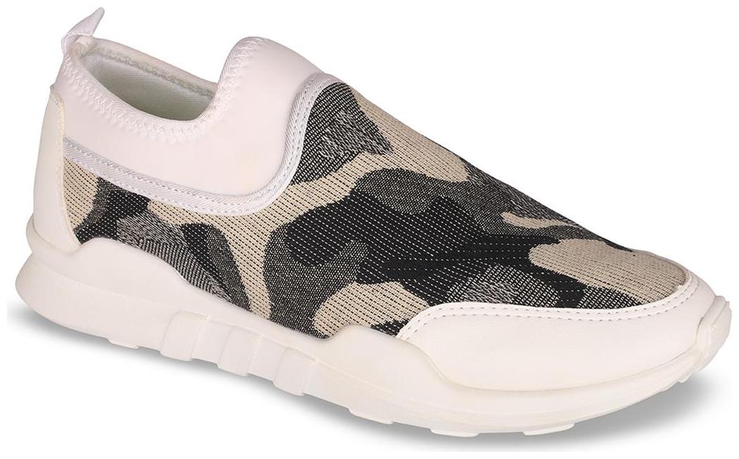 

Enso Men White Casual Shoes - ARMY PRINT SLIP ON SNEAKERS - H9039S 1-WHITE