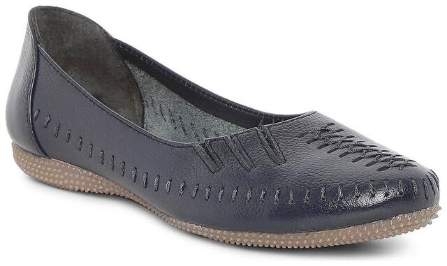 Catwalk Round Toe Bellies For Women ( Blue )