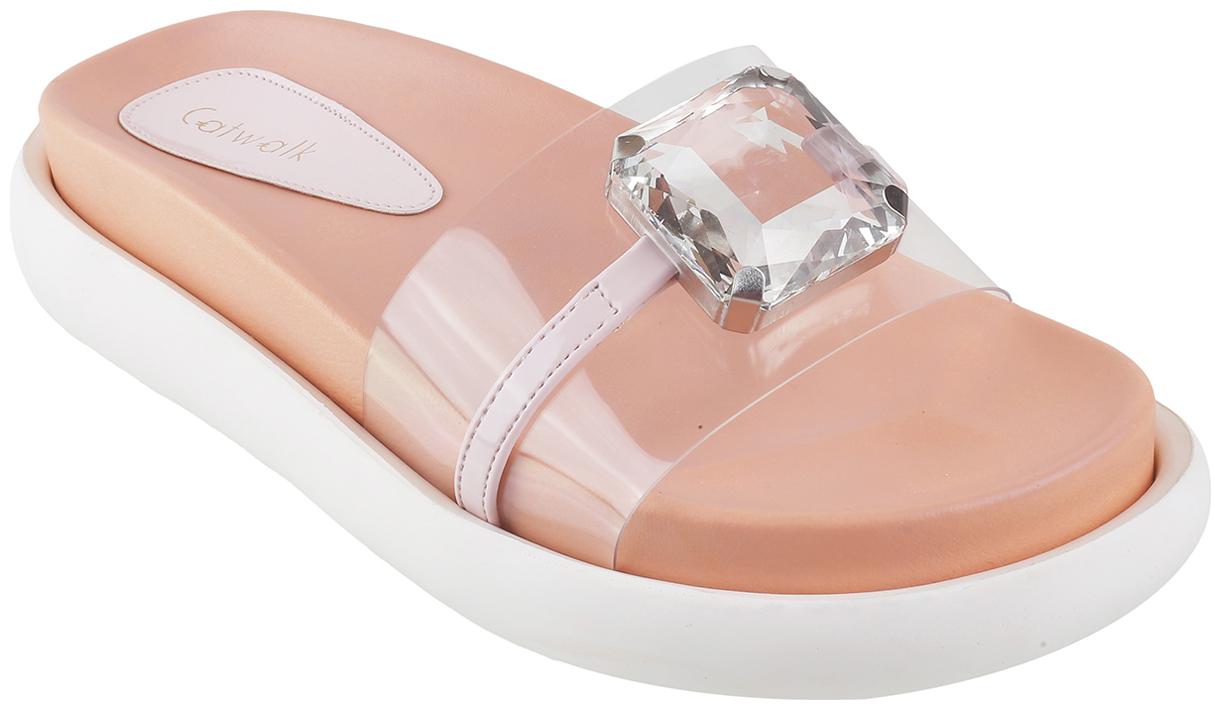 

Catwalk Chunky Crystal See-through Sliders