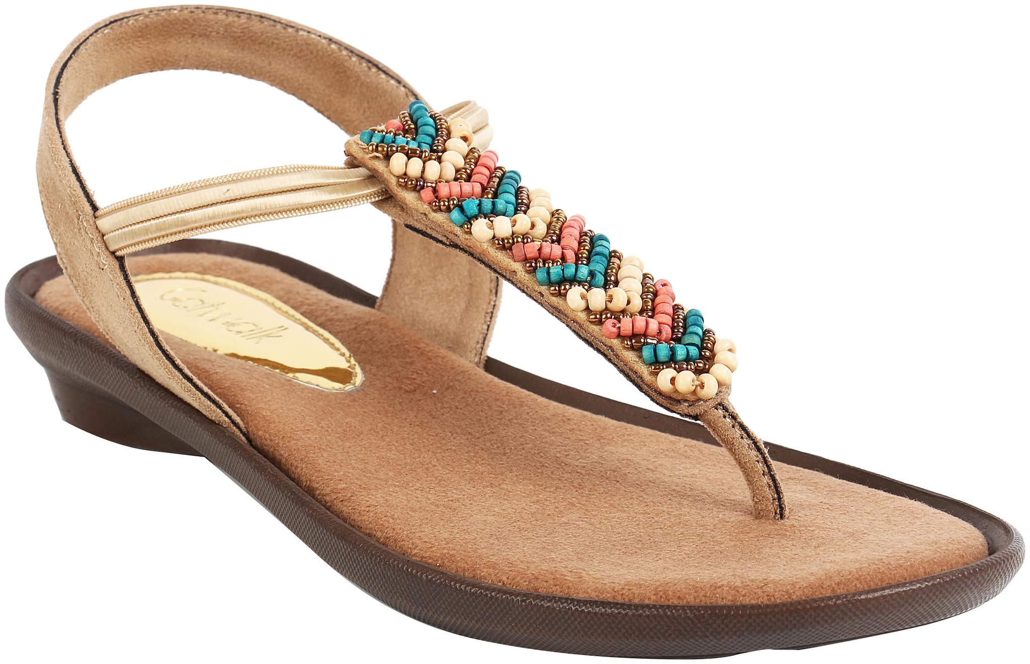 

Catwalk Women Beige T-Strap Flats