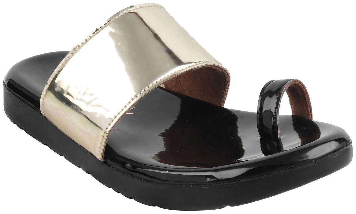 

Catwalk Women Gold One Toe Flats