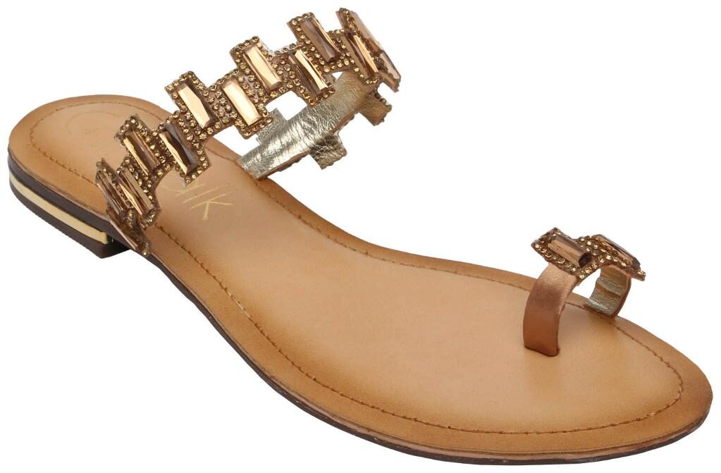 

Catwalk Women Gold One Toe Flats