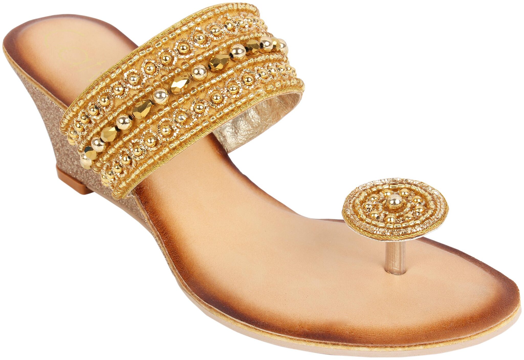 

Catwalk Women Gold Heeled Sandals