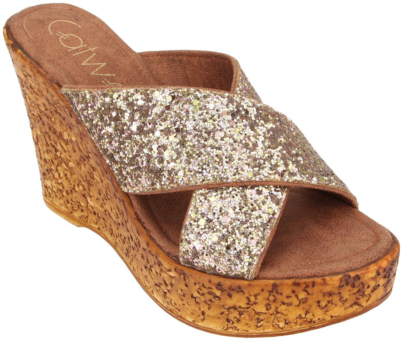 

Catwalk Women Gold Wedges
