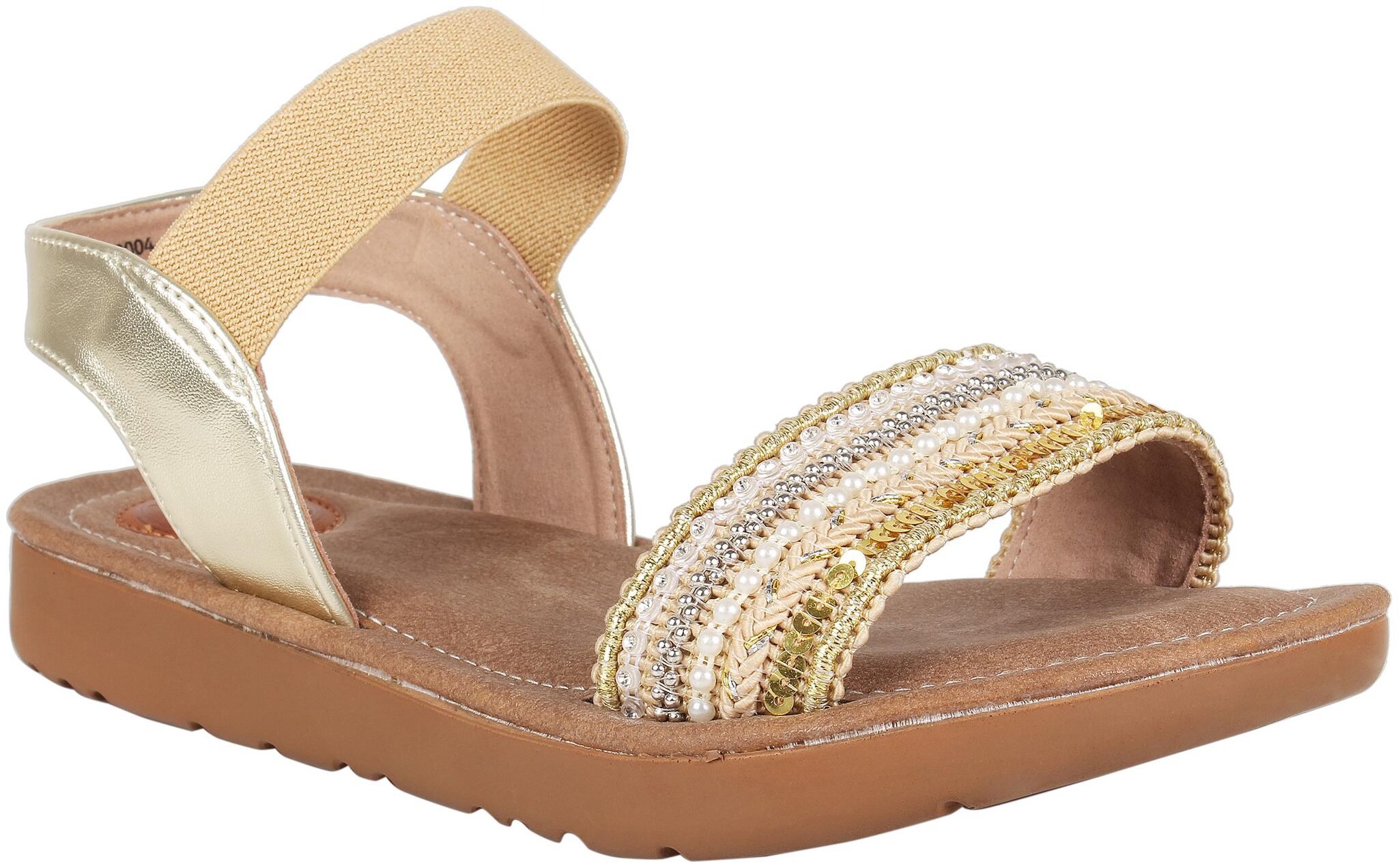 

Catwalk Metallic Sequined Sandals