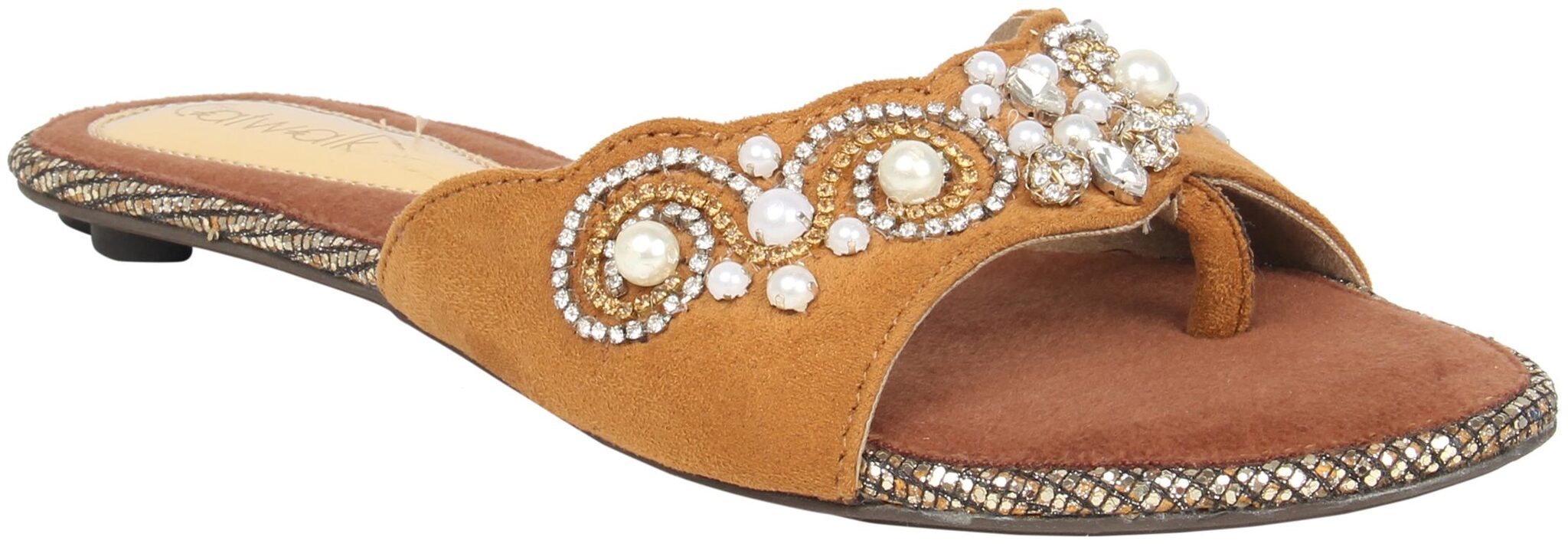 

Catwalk Women Tan Open Toe Flats