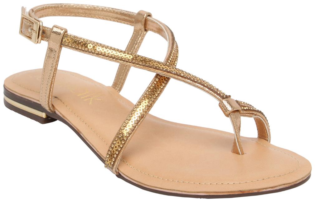 

Catwalk Women Gold One Toe Flats
