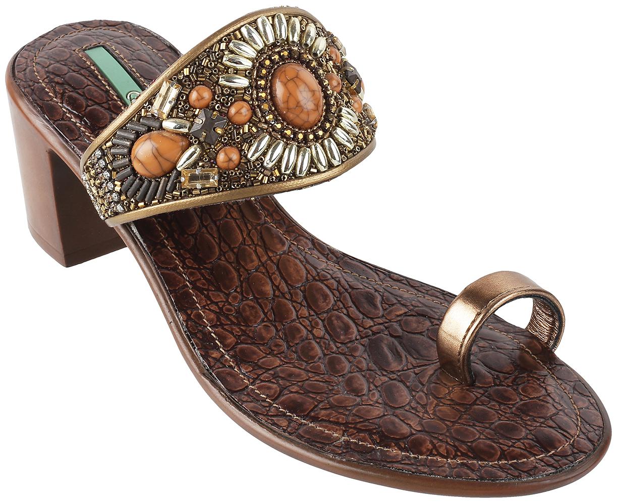 

Catwalk Women Brown Heeled Sandals