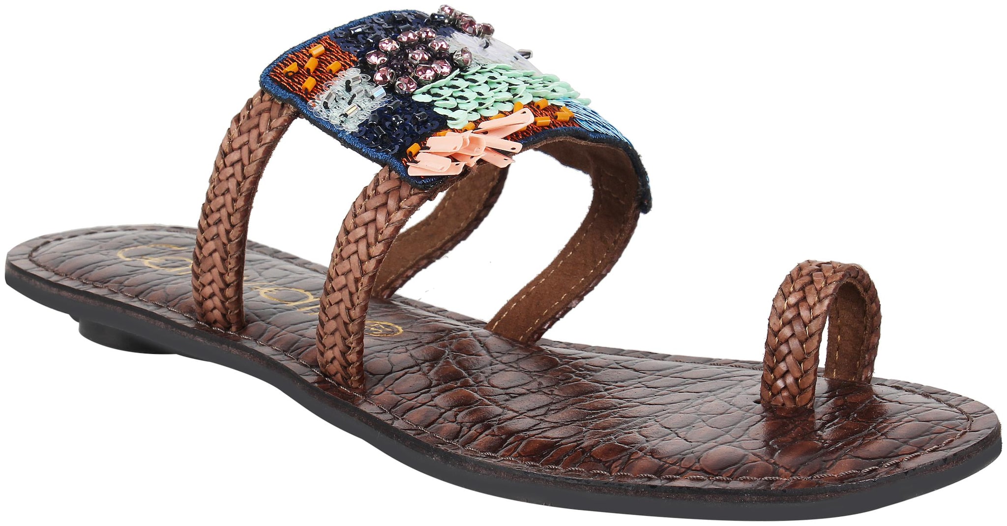 

Catwalk Women Multi-Color Open Toe Flats